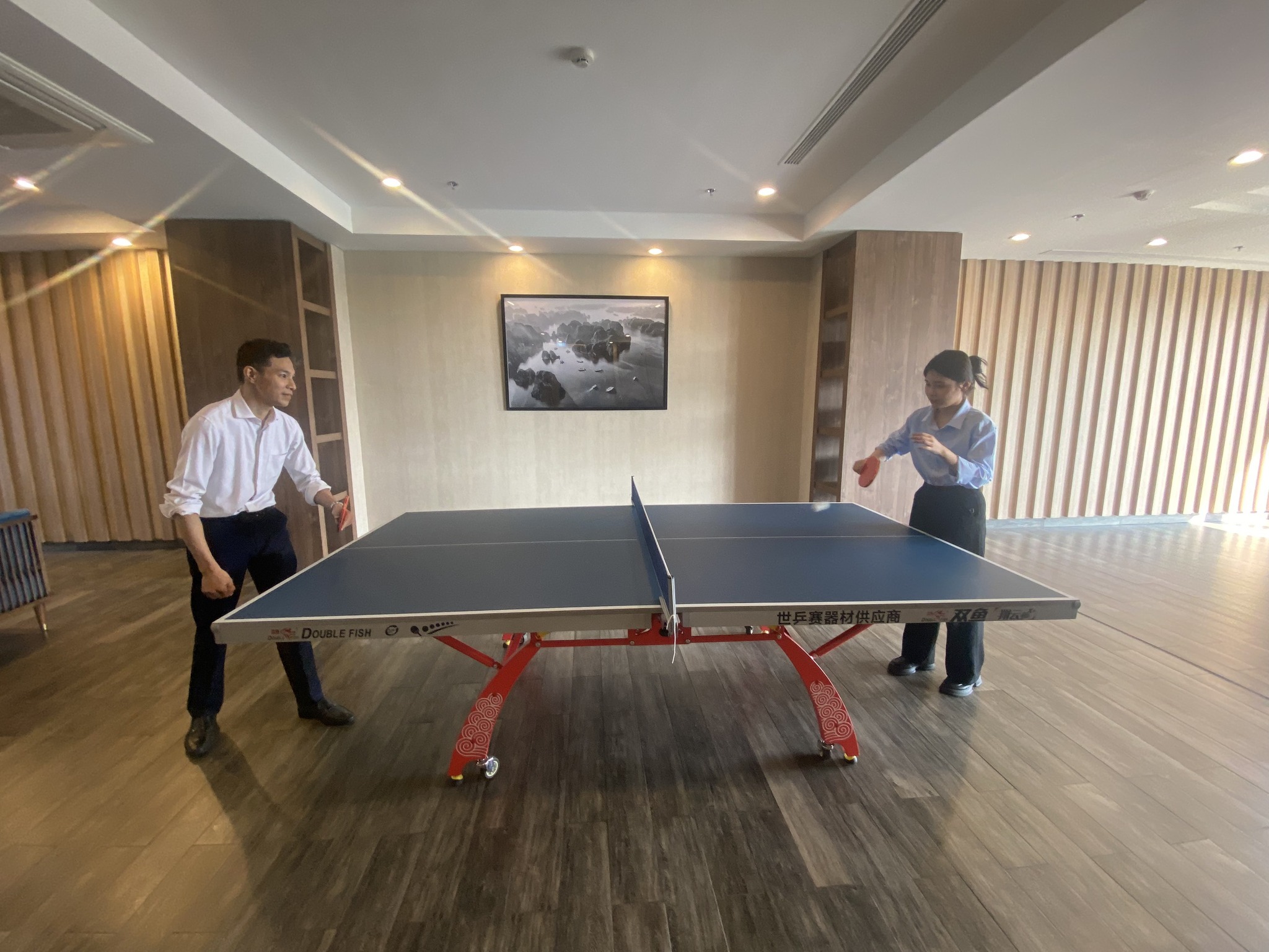 卓球テーブル設定